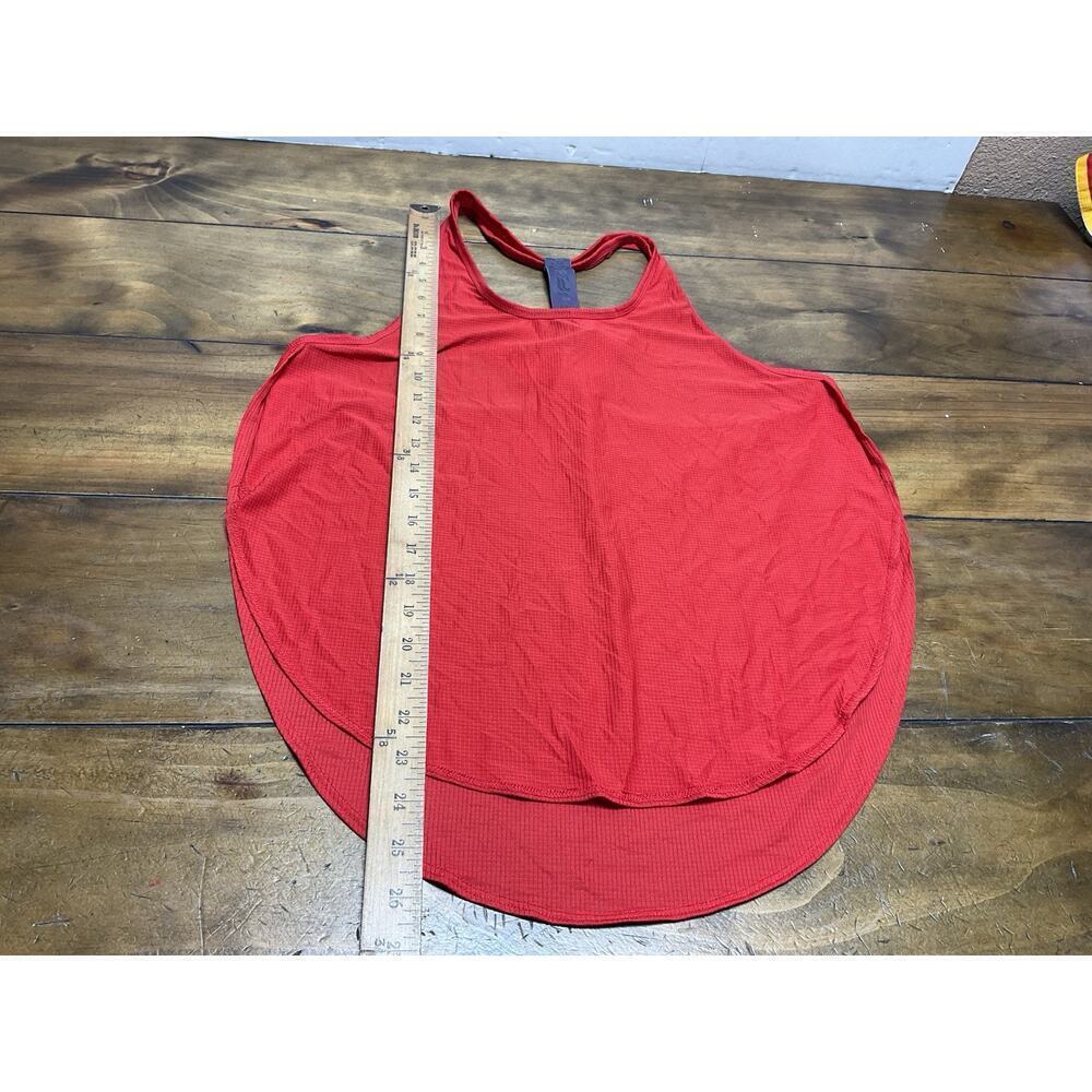 Fabletics Cashel Tank Top Mesh Logo Racerback Red Size Large NWT - Picture 5 of 10